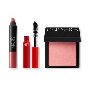 NEW - NARS 3 Piece Set: NARS Orgasm Blush | NARS Lip Liner | NARS Mascara